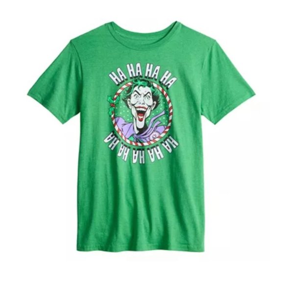DC Comics The Joker Holiday Tee Size Medium - Picture 1 of 5